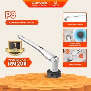 Corvan P8Pro/P8 Electric Cleaning Brush | Power Scrubber | 65kgf.cm Super Torque | Waterproof | Auto