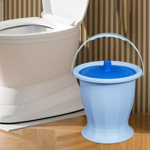 Urinal Night Jug Spittoon Chamber Bucket with Lid Handle Urinal Storage Pot Chamber Pot for Adults