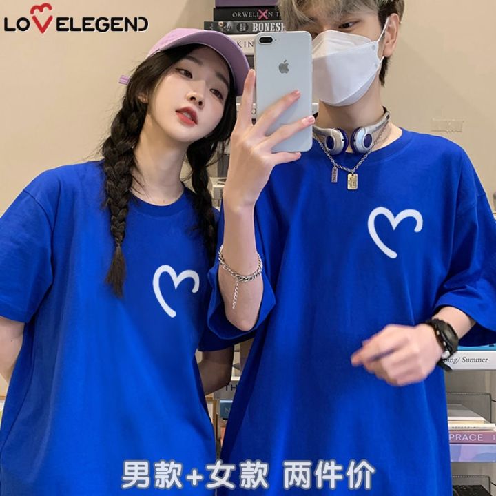 💥new tshirt💥 คู่รักสวมฤดูใบไม้ผลิและฤดูร้อน 2023 เทรนด์ใหม่เสื้อยืดแขน ...