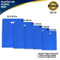 [100 PCS] Plastik HD Plong Biru|Plastik Packing Baju Online Shop | Kantong Pembungkus HD Plong. 