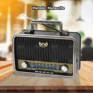【NEW】 Retro Vintage Multimedia Nostalgic Rechargeable FM Radio USB Bluetooth Wireless TF AUX MP3 Music Speaker Player 收音機 meier