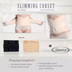 KORSET Pelangsing SOREX Setelah Melahirkan Korset Pengecil Perut Dobel Perekat Original