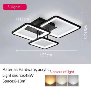 Nordic Bedroom Ceiling Light LED Modern Simple Living Room Light Home Dining Room Decorative Lamp 36