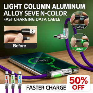 Durable 4 In 1 Aluminum Fast Charging Cable High Speed Universal Multi Device Cord Type C Micro USB Lightning