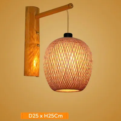 Đèn Lồng Mây Tre Đan Trang Trí Nhà hàng Khách Sạn Quán Cafe Homestay
