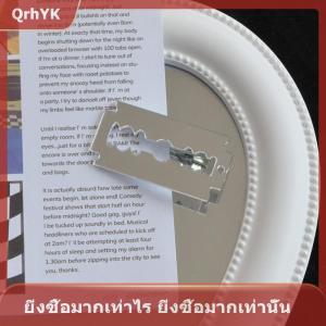 【QrhYK】 กิ๊บหนีบผมอะคริลิคที่สร้างสรรค์ตลกจำลองใบมีดสำหรับเด็กผู้หญิงที่น่ารัก Headwear แฟชั่นหรูหราน้ำหนักเบาคลิปผมน่ารัก