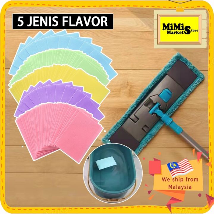 1Pack 30Sheet Magic Floor Cleaning Tablet Seafresh / Lavender Multi