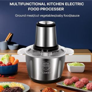 Blender Chopper Gilingan Daging Bumbu Kacang Meat Grinder Stainless