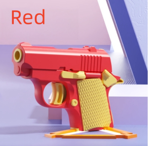 3D Mini Prototype 1911 Radish Novelty Toy Gun - Collectible Action Figure Weapon for All Ages