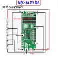 Mạch bảo vệ cân bằng 6S 24V 40A. Chuyên dùng đóng bình pin xe điện 24V. Dùng được cho pin Li-on 18650, Lipo, và các cell pin có điện áp 3.7V / 4.2V - Điện tử hồng uyên. 