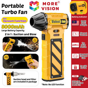 130000 RPM Mini Turbo Fan Portable Brushless Motor Strong Wind Handheld Pocket Outdoor Kipas Tangan Powerful Jet Blower