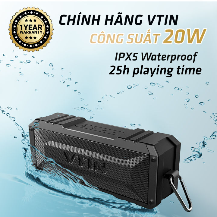 Vtin portable bluetooth hot sale speaker with ipx6