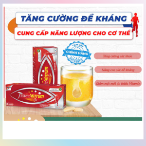 Viên sủi khỏe tăng sức đề kháng giảm mệt mỏi JESKYOVITRUM C1000