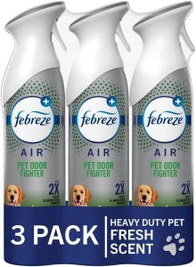 Febreze Air Mist Air Freshener Spray Odor-Fighting Room Spray Air Fresheners for Home and Bathroom and Kitchen Aerosol Can HDOdor Fighter Scent 8.8oz 3 Count