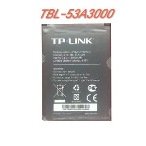3.8V 3000MAH Original battery for TP-LINK TP-LINK M7450 TBL-53A3000 wifi router Batterie KZEI