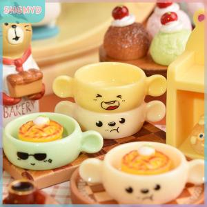 【SHGMYD】 หม้อแสดงสีหน้าจำลองขนาดเล็ก5ชิ้นสำหรับทำมือครีมกาวเรซินเครื่องประดับวัสดุตกแต่งฉากบ้านตุ๊กตา