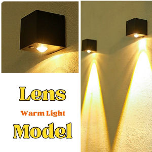Solar Wall Light-Outdoor Garden Light and Warm White LED Waterproof Twilight to Dawn Easy InstallationFast shipping