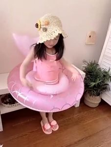 Aoduoyaya Kids Swimming Ring Inflatable Mermaid Buoyancy Summer Baby Float Safety Ring Children Floating