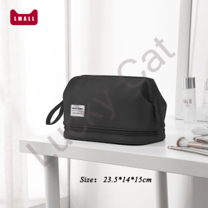 [SG stock]Multifunction Travel Makeup Bag Makeup Organizer Waterproof Cosmetic Bag Make Up Organiser Toilet Toiletries Organizer Large capacity