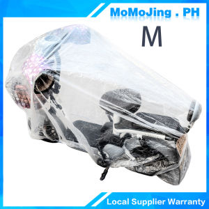 Disposable Motorcycle Cover Clear Plastic Moped Cover Waterproof Dustproof Cover