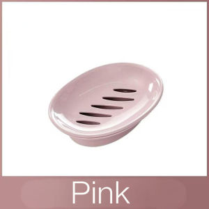 Double Layer Plastic Soap Dish with Cover Drain Box for Bathroom Travel Household Storage Organizer