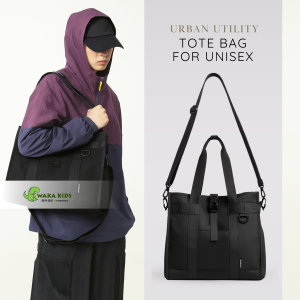 Tas Totebag Selempang Crossbody Bag Classic Premium Nylon Tas Kerja Kuliah 2in1 K7032 Venjr Wakakids