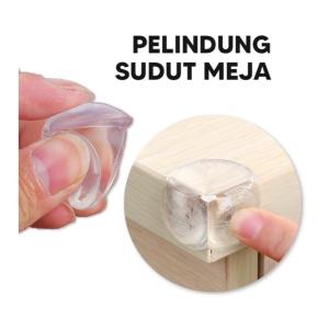 Pengaman Pelindung Siku Meja Sudut Kaca Kayu Besi Transparan Bayi Oval HARGA TERMURAH PROMO !!!