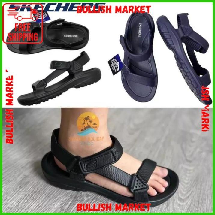 Sandal Gunung Pria Skechers Anti Slip Sandal Cowok Terbaru Dijamin