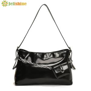 【New Arrival】 Ladies Trendy Shoulder Bag PU Leather Crossbody Bag with Purse Designer Handbag Large Capacity for Women