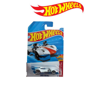 Mô Hình Xe Kim Loại Hot Wheels Super Twin Mill White (#169/250) Tỷ Lệ 1/64