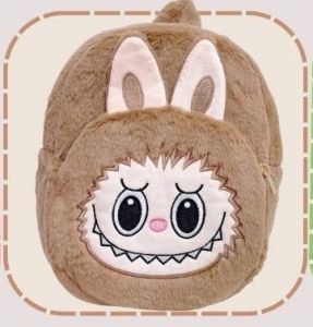 กระเป๋าเป้สำหรับเด็ก Labubu ขนนุ่ม ขนาด 10 นิ้ว