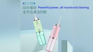 Portable Dental Water Flosser Oral Irrigator USB Rechargeable Water Floss Jet Tooth Pick 4 Tips 220ml Mouth washing machine