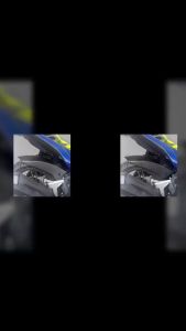 Rear Tire Hugger Honda Click 125i 150i v4/v3/v2 Carbon White For Motorcycle Mud Guard