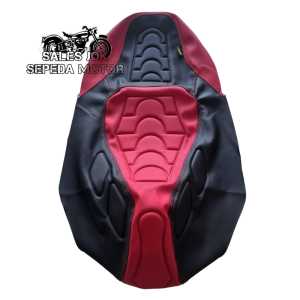 jok motor CUSTOM PREDATOR /kulit jok variasi/sarung jok motor/kulit jok vario/kulit jok scoopy