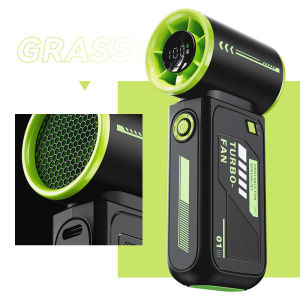 Portable fan Ultra 19000PRM 3600mAh Rechargeable Mini Fan with 1-100 Speed LED Display Outdoor Camping Fashionable cool and multifunctional