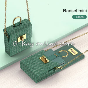 FLASH SALE Tas Wanita Mewah Pola Kepang – Case Selempang Stylish untuk Samsung Z Flip 3/4 5G