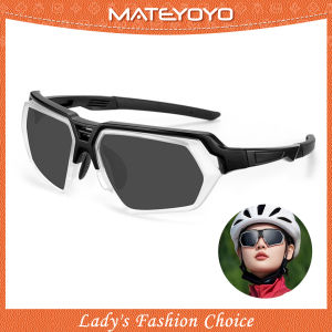 MATEYOYO Outdoor Goggles Sunglasses Cycling Oversized UV400 Sunglasses Travel Male Shades Brand Design Sun Glasses For Male Driving Fishing UV400 Goggles