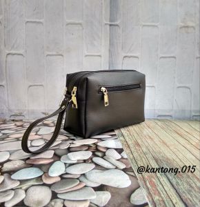 DOMPET POUCH WANITA 3 RUANG/RESLETING D06