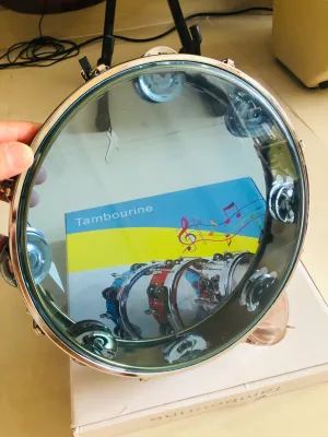 Trống gõ bo logo Yamaha lục lạc gõ bo Tambourine kèm khóa căng mặt trống tặng bao da 3 lớp hàng chính hãng cao cấp Duy Guitar Store