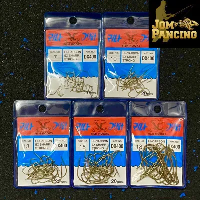 【Jom Pancing】Eagle Wave DX400 Hi-Carbon Extra Sharp Strong Fish HookMata KailFishing AccessoriesAlat Pancing