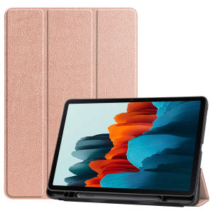 PsDs Samsung Tab S8 11 Inch 2022 SM-X700 SM-X706 Unbreakable Pencil Holder TPU Smart Auto Sleep Wake-up Cover Case