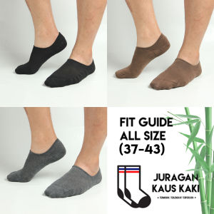 Kaos Kaki Pria Pendek Hidden Socks Tebal Invisible Serat Bambu