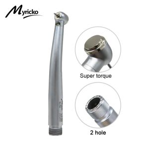 Dental LED High Speed Handpiece Rotation Standard Head Air Turbine E-Generator Ceramic Bearing Dentist Tips Triple Water Spray