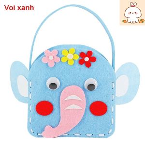 Túi Xách Vải Không Dệt tự làm DIY nhiều mẫu siêu cute cho bé - Đồ chơi trí tuệ