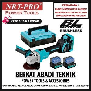 NRT-PRO TG 99 DC Gerinda Cordless 4 Inch Tangan Baterai 20 V Disc Grinder 20V Mesin TG99DC 99DC TG99