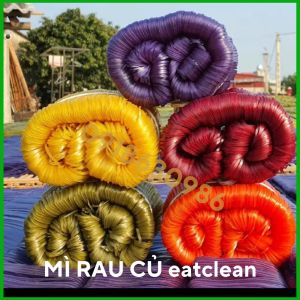 Đặc sản Mỳ Chũ rau củ Bắc Giang eatclean ăn kiêng ăn chay túi 1kg 5 vắt mì