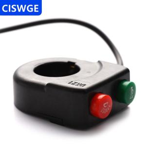 [COD] CISWGE Ebike Light and Horn Switch Can Control Headlight Rear Lamp ON OFF Accessories