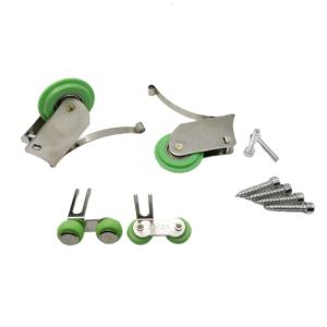 Nâng cấp Nylon & thép cửa trượt con lăn cửa tủ tàu lượn nâng cấp cho tủ quần áo đơn giản & nội các chức năng