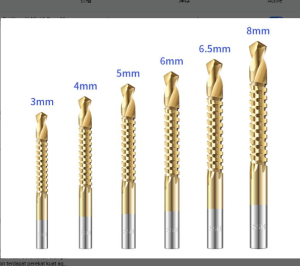 Mata Bor Potong Power Cutting HOLE Bor Gergaji Baja HSS 50 PCS Titanium BOR SET