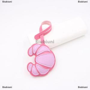 [COD] Biubiuni Croissant-shaped Keychain Croissant Charm Pendant Keyring Jewelry For Girls Women Gift Bag Decoration